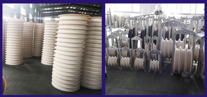 508x100 mm چرخ قرقره MC با یاطاقان برای بلوک رشته ای 0