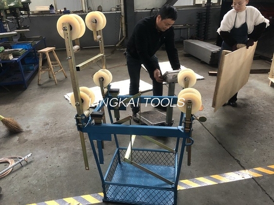 چرخ دستی بازرسی وسایل نقلیه بالای سر دوچرخه چهار هادی خطوط هوایی