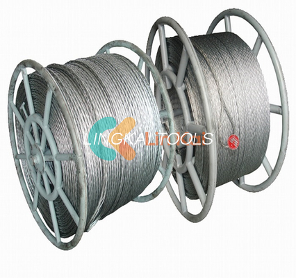 قدرت ضد پیچ و خم طناب فولادی 12MM برای کشیدن یک رسانا یا OPGW