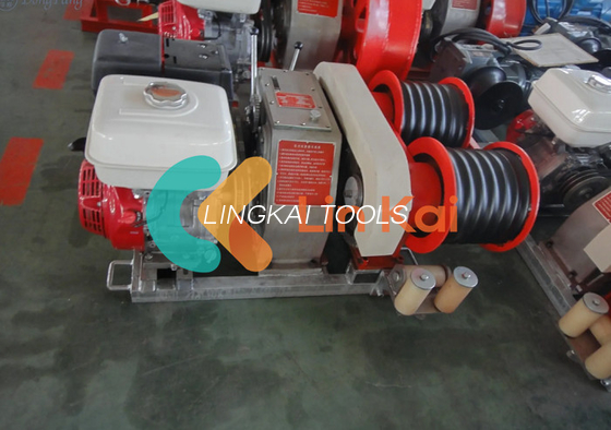 وينچ کشيدن كابل قدرت 50KN با جعبه 6 گيري و موتور 9KW