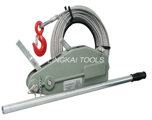 4 T کابل دستی کشش ماشین وینچ / Tirfor Winch با طناب 20M سیم